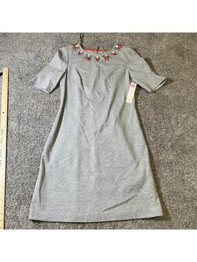 Eliza J Grey Embellished Dress size 6 NWT